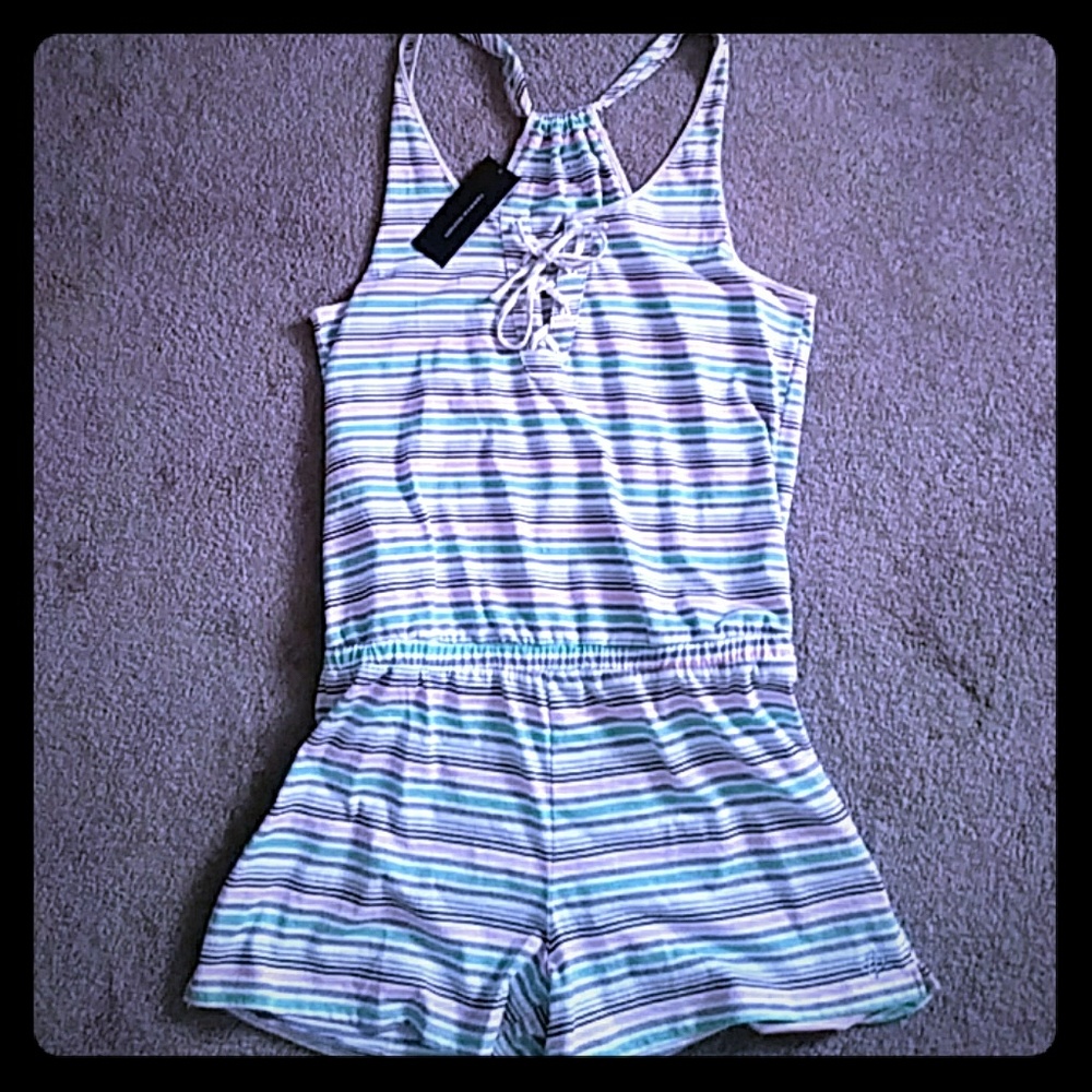M Tommy Hilfiger striped romper